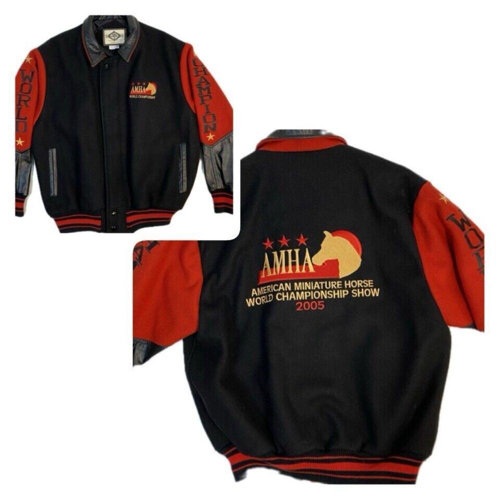 AMHA American Miniature Horse 2005 Varsity Jacket sz XS